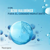 Con ácido hialurónico para el cuidado hidratante